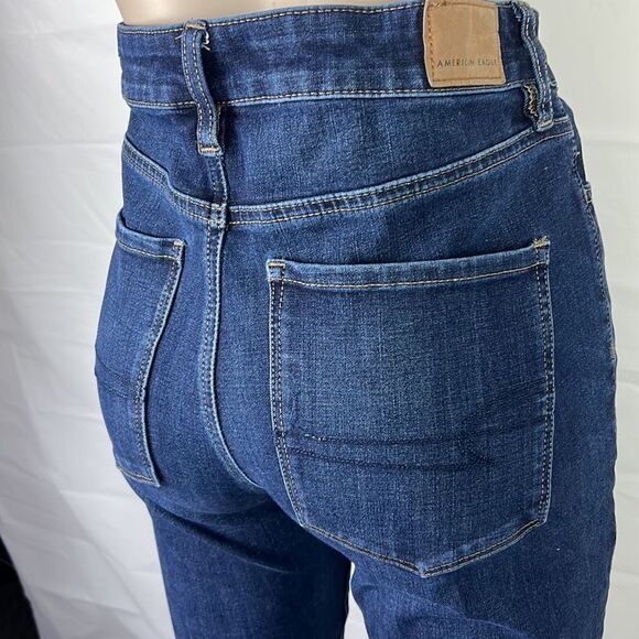 American Eagle ladies next level stretch Hi-rise Jeggings jeans size 6 Long - Picture 2 of 11